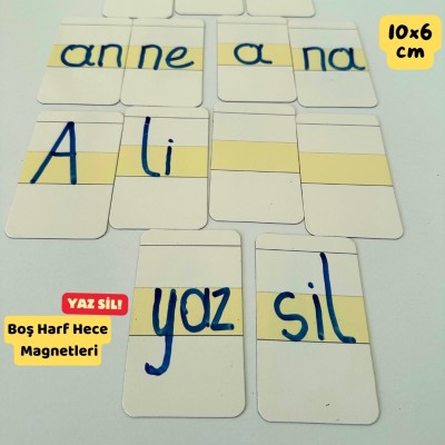 Bos Magnet Yaz Sil Harf Hece Yeni Müfredat  Bos Magnet Yaz Sil Harf Hece Yeni Müfredat
