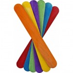 Renkli Dil Çubukları - Abeslang - 50 Adet