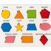 Geometrik Şekiller Puzzle 11 Parça Ahşap