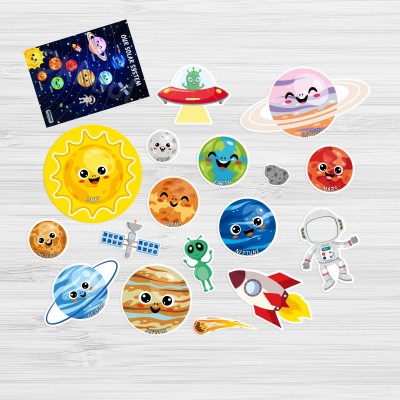 Güneş Sistemi Gezegenler Eğitici Magnet Set Güneş Sistemi Gezegenler Eğitici Magnet Set