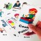 İngilizce Action Words (Eylemler) Magnet Kartlar