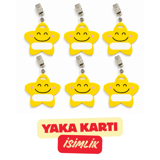 Yaka Kartı ve İsimlik Yıldız