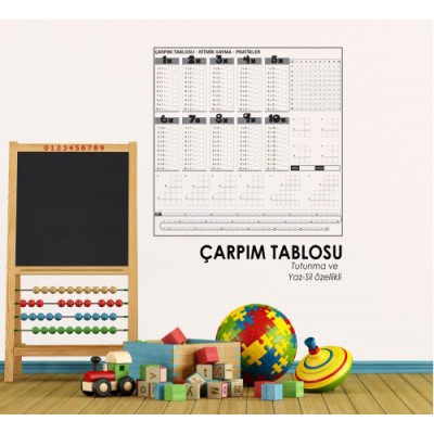 Çarpım Tablosu Akıllı Kağıt Tahta Çarpım Tablosu Akıllı Kağıt Tahta