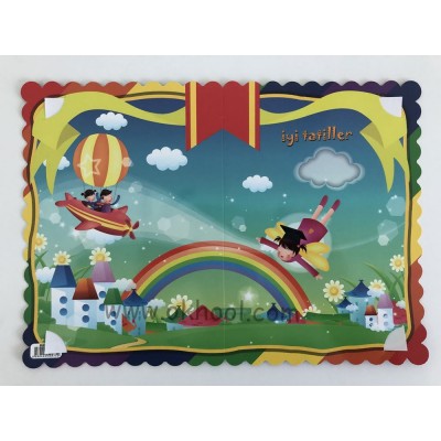 Karne Kılıfı Gökkuşağı Tema