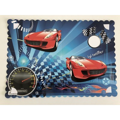 Karne Kılıfı Kırmızı Araba Tema