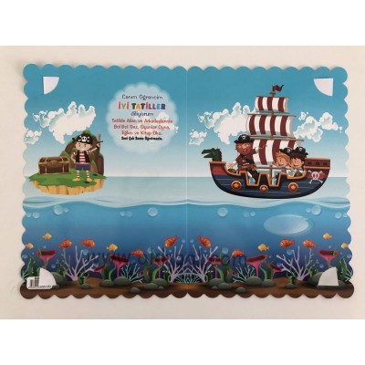 Karne Kılıfı Korsan Gemisi Tema