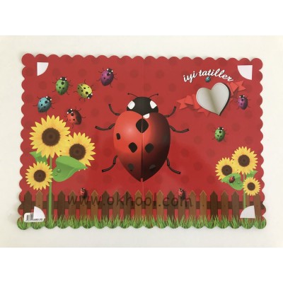 Karne Kılıfı Uğur Böceği Tema