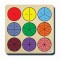 Ahşap Kesir Takımı Puzzle 9 Renk