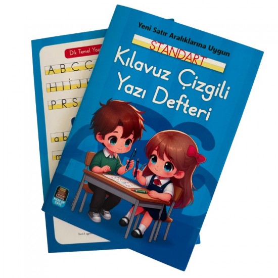 Kılavuz Çizgili Defter İki Satır Yeni Müfredat Orta Boy Kılavuz Çizgili Defter İki Satır Yeni Müfredat Orta Boy