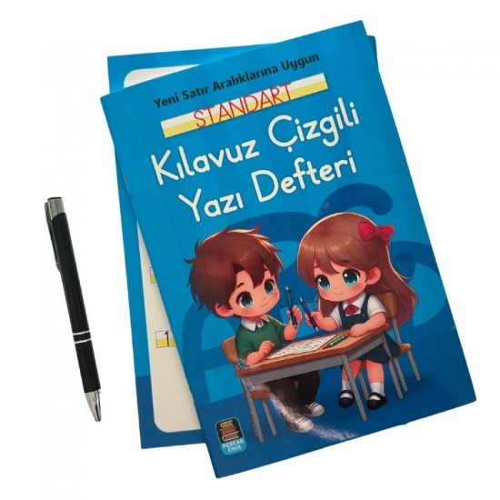 Kılavuz Çizgili Defter İki Satır Yeni Müfredat Orta Boy Kılavuz Çizgili Defter İki Satır Yeni Müfredat Orta Boy