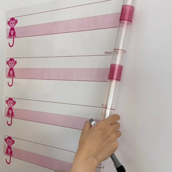 Kılavuz Çizgili Yazı Tahtası Folyosu (Statik Akıllı Kağıt) Yeni Müfredat Kılavuz Çizgili Yazı Tahtası Folyosu (Statik Akıllı Kağıt) Yeni Müfredat