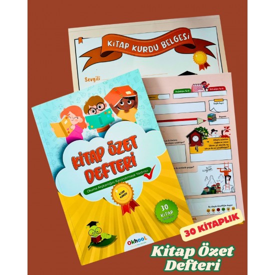 Kitap Özet Defteri Ciltli 