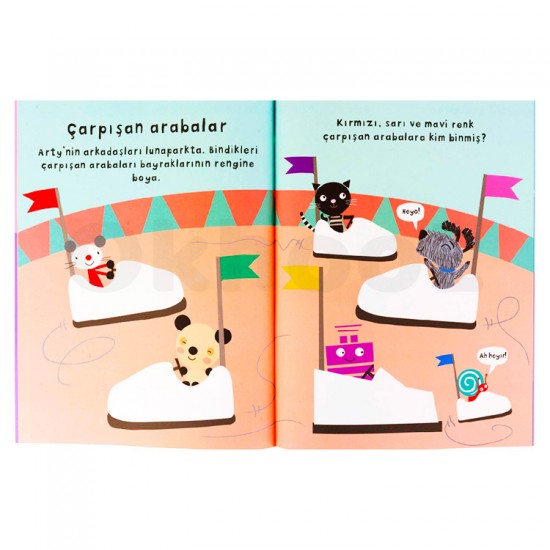 Okul Öncesi Sulu Boya Etkinlikleri - Arty Mause