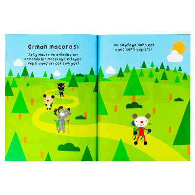 Okul Öncesi Yapıştırma Etkinlikleri - Arty Mause