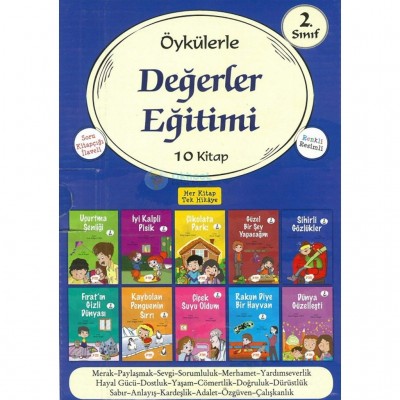 Öykülerle Değerler Eğitimi - İlkokul 2. Sınıf - 10 Kitap Öykülerle Değerler Eğitimi - İlkokul 2. Sınıf - 10 Kitap
