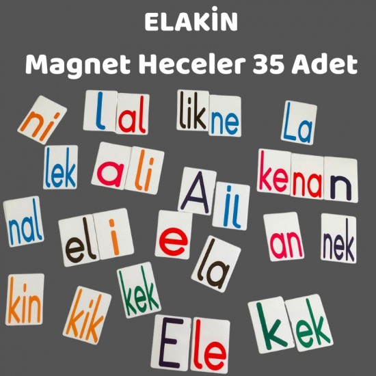 Magnet Heceler 1.Grup (Elakin) 30 Adet Magnet Heceler 1.Grup (Elakin) 30 Adet