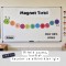Magnet Tırtıl - Ritmik Sayma ve Etkinlik Tırtılı - Ritmik Saymalar, Harf, Hece ve Kelime - 11 Parça Yaz Sil