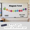 Magnet Tırtıl - Ritmik Sayma ve Etkinlik Tırtılı - Ritmik Saymalar, Harf, Hece ve Kelime - 11 Parça Yaz Sil