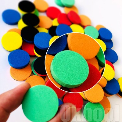 Mıknatıslı Matematik Etkinlik Pulu - 100 Adet