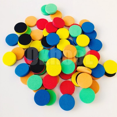 Mıknatıslı Matematik Etkinlik Pulu - 100 Adet