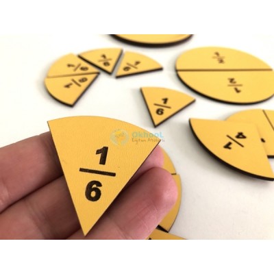 Kesir Takımı - Mini - 21 Parça Ahşap Kesir Takımı - Mini - 21 Parça Ahşap