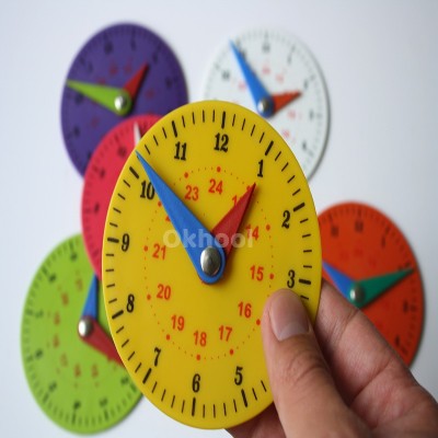 Saat Öğretimi Materyali (Manuel 10 cm)