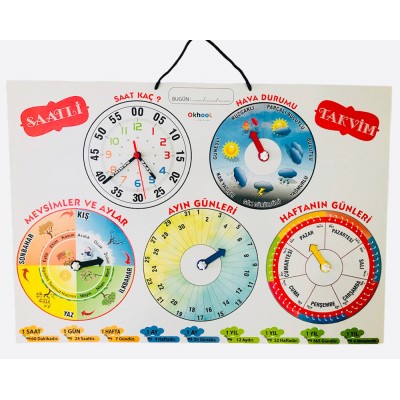 Saatli Takvim - Mevsim Şeridi