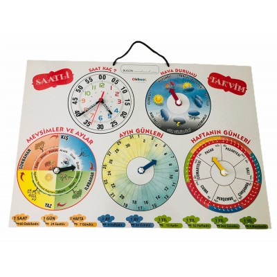 Saatli Takvim - Mevsim Şeridi