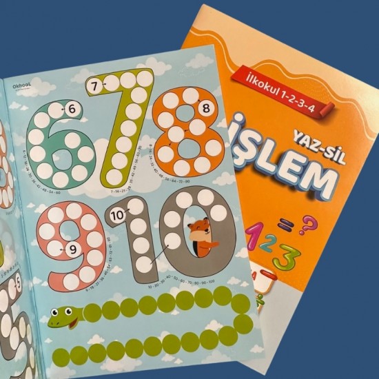 Yaz Sil 4 İşlem ve Çarpım Tablosu