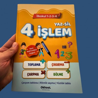 Yaz Sil 4 İşlem ve Çarpım Tablosu
