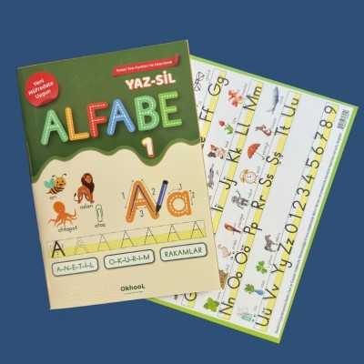 Yaz Sil Alfabe ve Rakamlar - 2 Kitap - Anetil - Yeni Müfredat  Yaz Sil Alfabe ve Rakamlar - 2 Kitap - Anetil - Yeni Müfredat