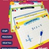 İlk Yaz Sil Tahtalarım 4 lü Set - Güzel Yazı - Matematik - Çizgili - Resim / Tasarım